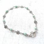 Aquamarine Boho Choker bracelet