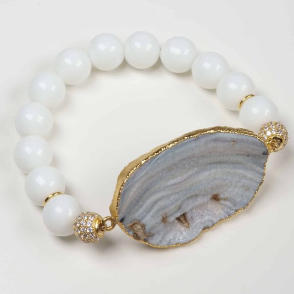 Crystal Geode Elegant Bracelet