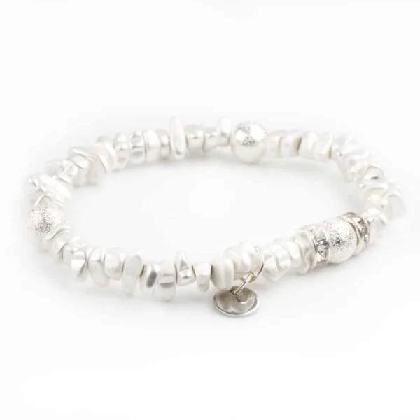 Hematite Silver Bracelet