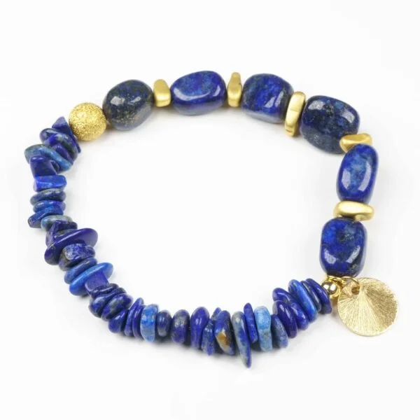 Lapis Lazuli Chic Gold Bracelet