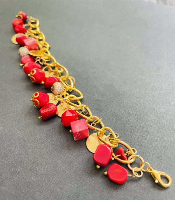 Red Luxury Coral Bracelet
