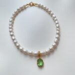 Baroque Pearl Green Tourmaline Necklace