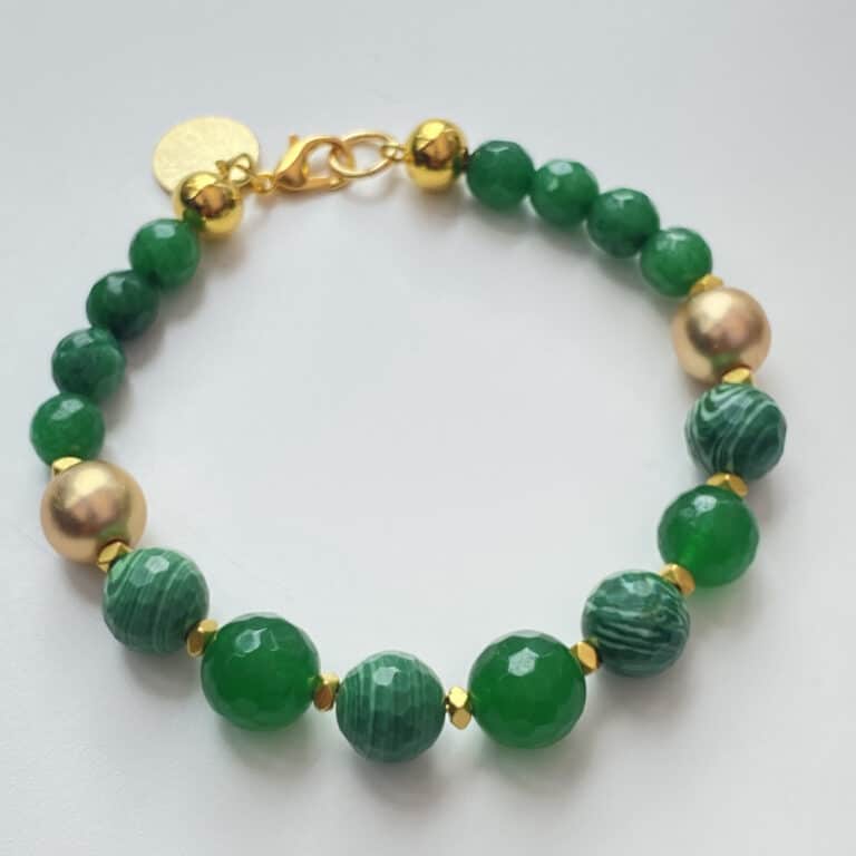 Green Jade Malachite Bracelet