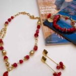 Red Coral Statement Necklace