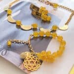 Topaz Gemstone Gold Necklace