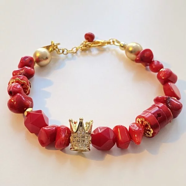 Red Coral Queen Bracelet