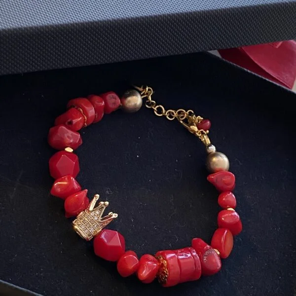Red Coral Queen Bracelet