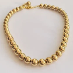 Elegant Gold Hematite Necklace