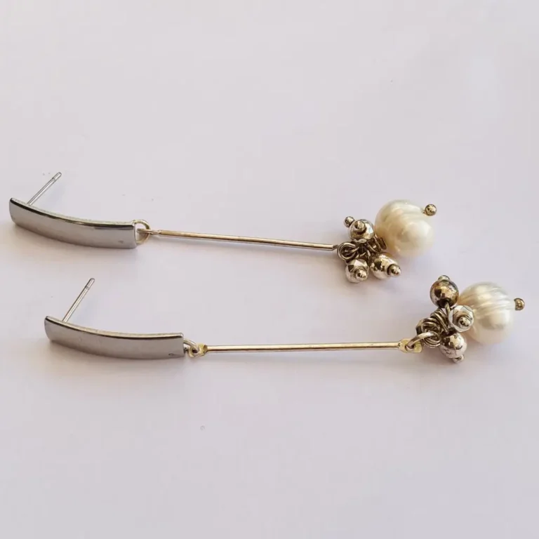 Baroque Pearls Silver Earring