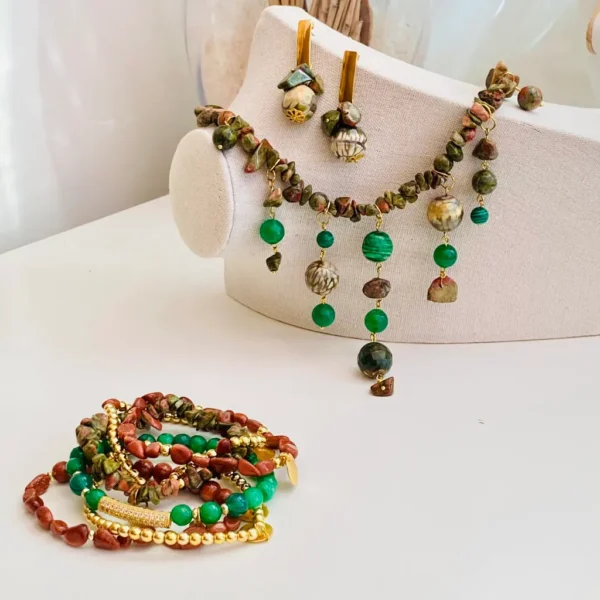 Green Gemstone Necklace