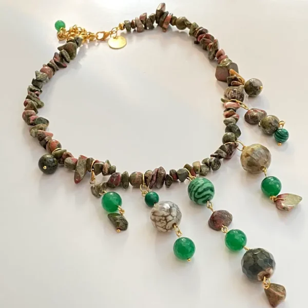 Green Gemstone Necklace