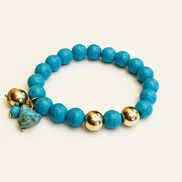 Turquoise Gold Bracelet