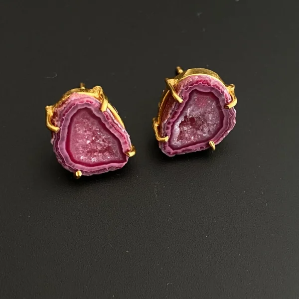 Geode Crystal Earring