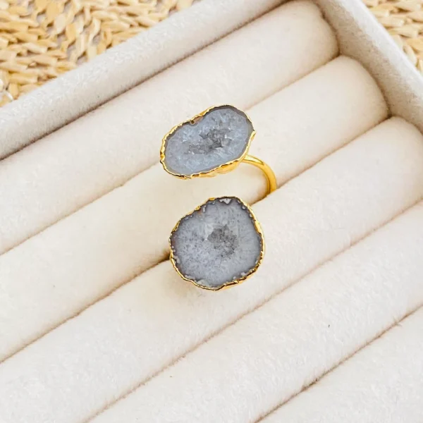 Crystal Geode Ring