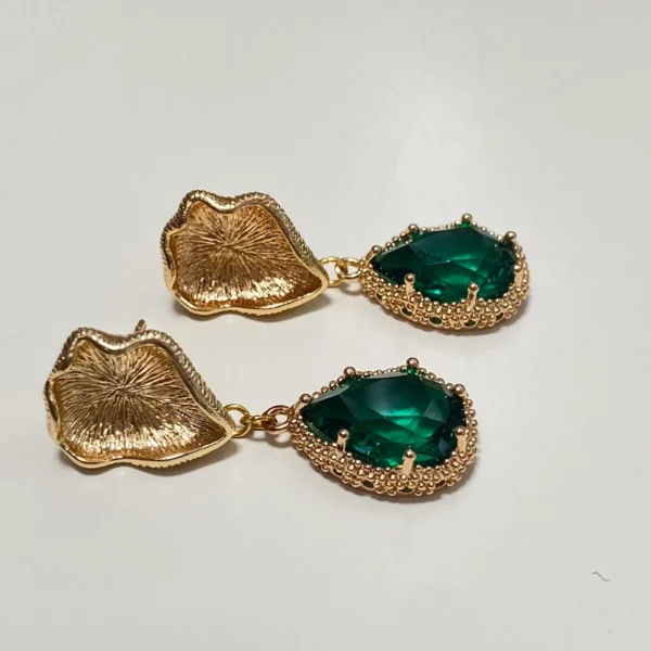 Green Zircon Earring