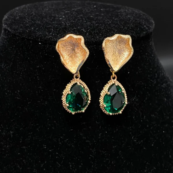 Green Zircon Earring