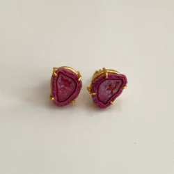 Geode Crystal Earring