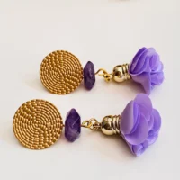 Amethyst Delicate Earrings