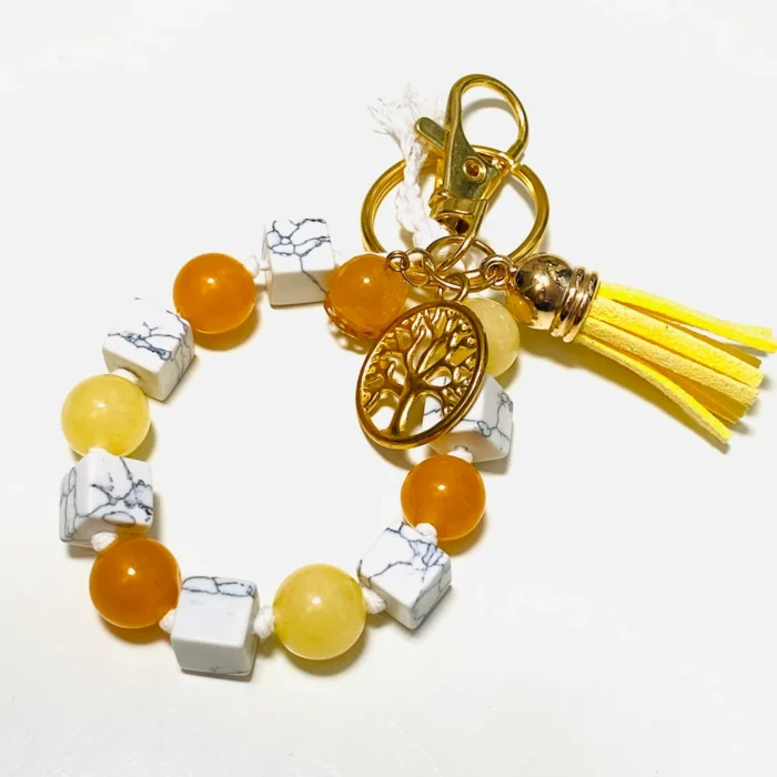 Bag Key Chain Citrine