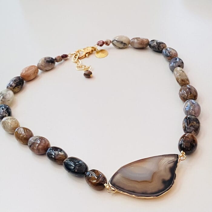 Chunky Jasper Chic Necklace