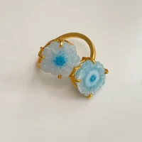 Crystal Blue Ring