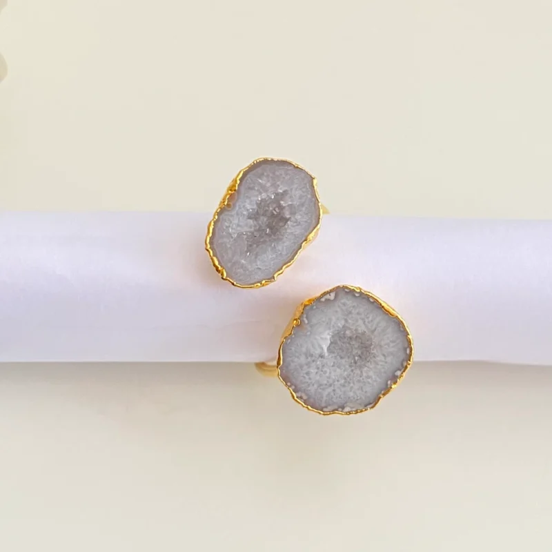 Crystal Geode Ring