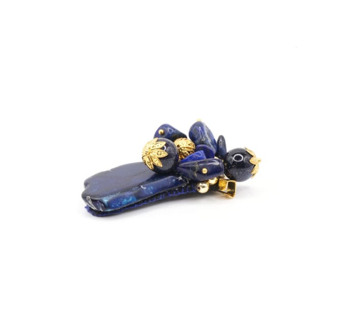 Natural Lapis Lazuli Gemstone Brooch