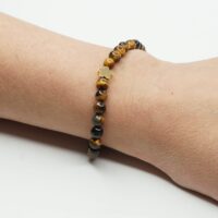 Tiger Eye Charm Bracelet