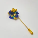 Lapis Lazuli Turquoise Pin Brooch