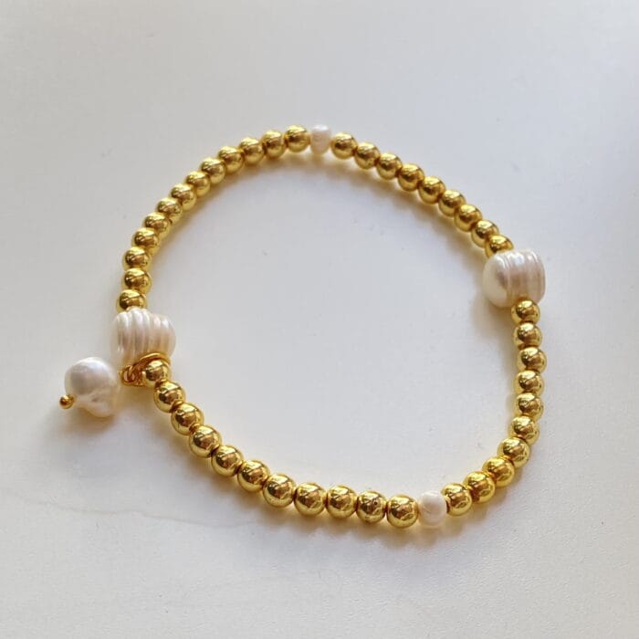 Gold Hematite Bracelet