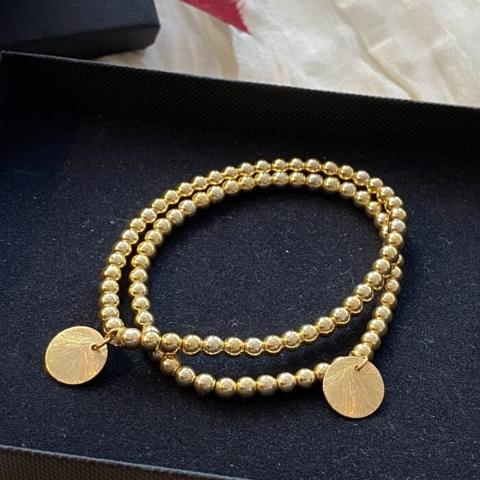 Gold Plated Hematite Bracelet 1