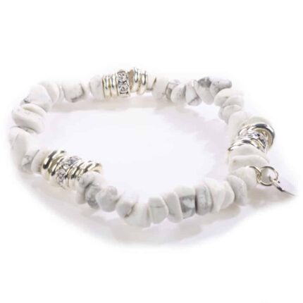 Howlite Silver Bracelet  About Howlite strengthens memo