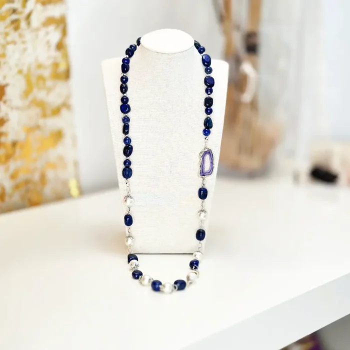 Lapis Lazuli Long Necklace