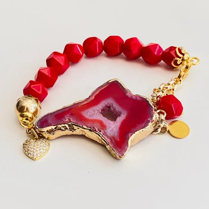 Red Coral Chic Bracelet