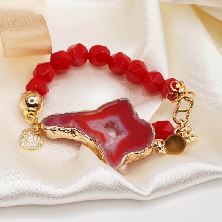 Red Coral Chic Bracelet