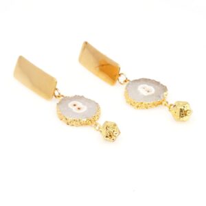 Statement Geode Earrings