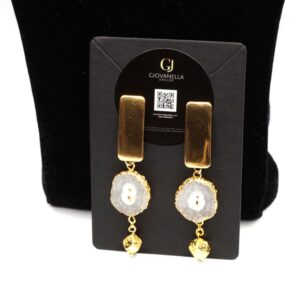 Statement Geode Earrings