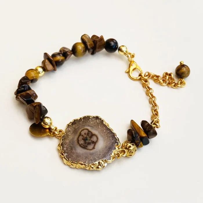 Tiger Eye Agate Delicate Bracelet