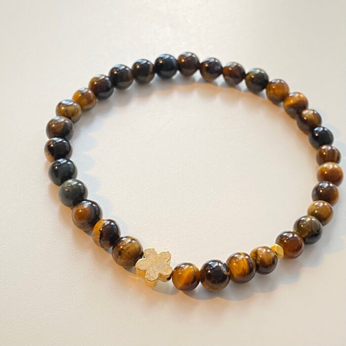 Tiger Eye Charm Bracelet