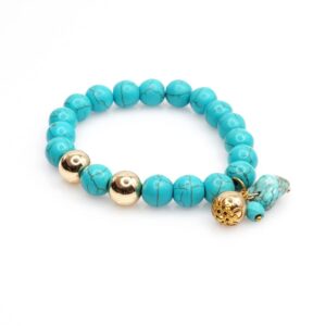 Turquoise Gold Bracelet