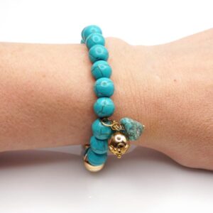 Turquoise Gold Bracelet