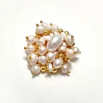 Fresh Pearl Art Brooch