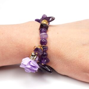 Blossom Amethyst Bracelet Flower