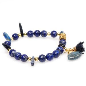 Lapis Lazuli Gold Bracelet