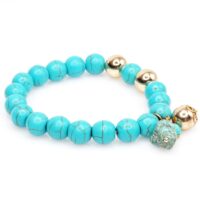 Luxury Gold Plated Turquoise Bracelet