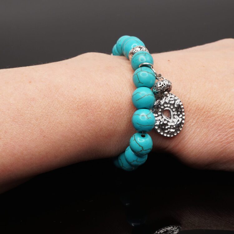 Luxury Silver Turquoise Bracelet